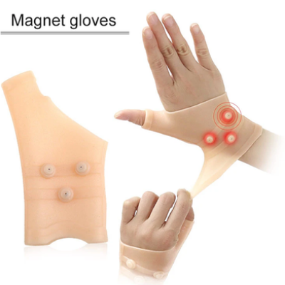 Picture of 1pcs And 6 Magnets Magnetic Silicone Gloves Gel Thumb Wrist Gloves