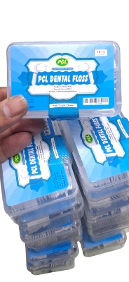 Picture of Dental Floss Pick Toothpick Interdental Cleaner Tooth Pick Flosser (50 Piece)
