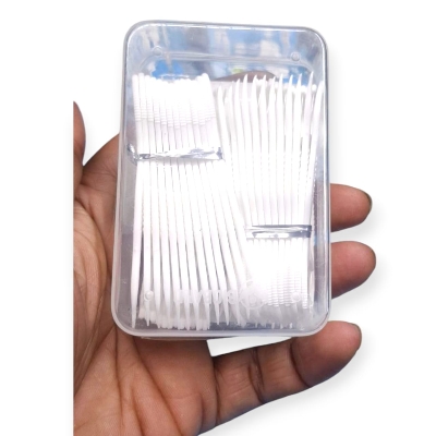 Picture of Dental Floss Pick Toothpick Interdental Cleaner Tooth Pick Flosser (50 Piece)
