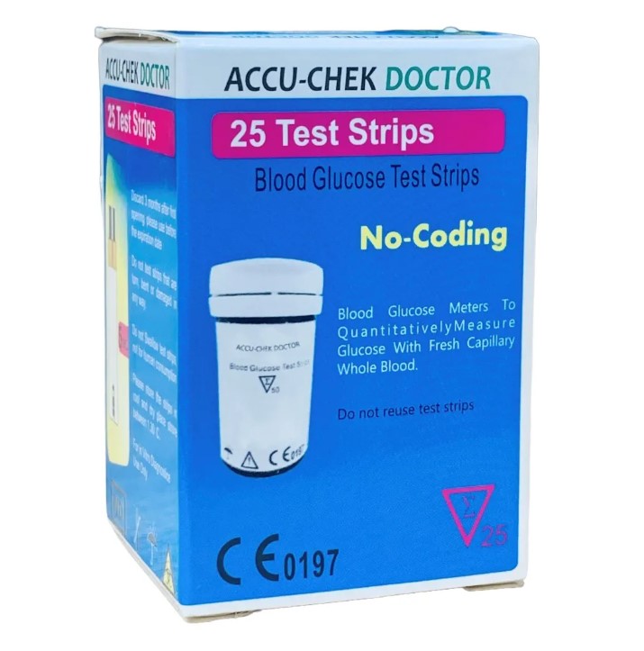 Picture of Accu Chek Doctor 25pc Test Strips for Glucose Meter