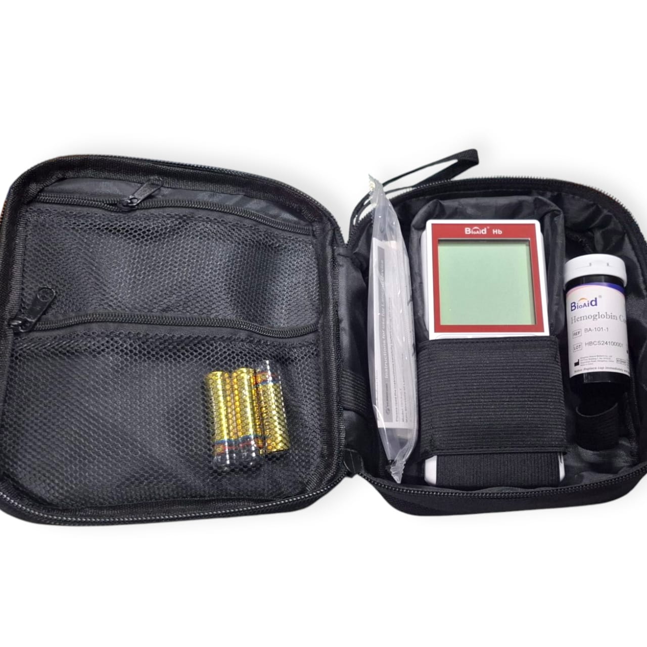 Picture of Bioaid Hemoglobin Test Meter kit  Bioaid Hemoglobin Meter kit with 50pcs Strips