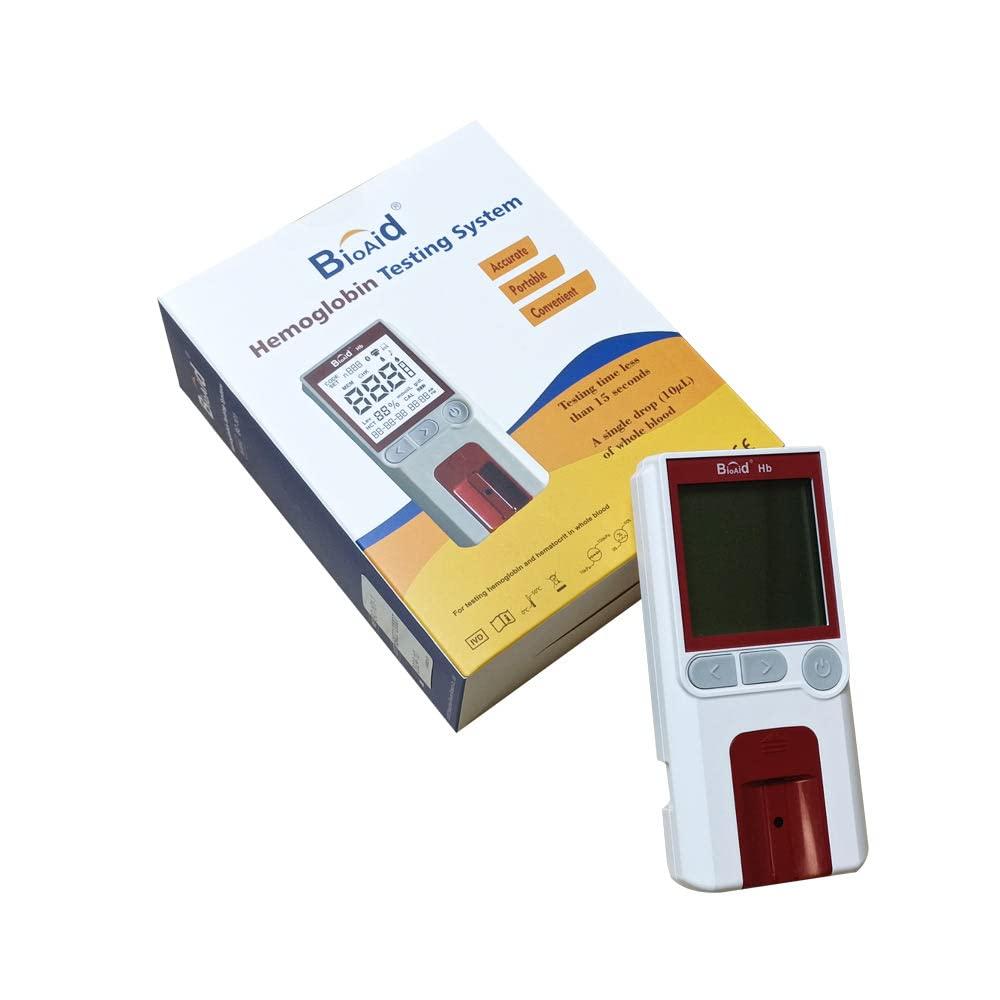Picture of Bioaid Hemoglobin Test Meter kit  Bioaid Hemoglobin Meter kit with 50pcs Strips
