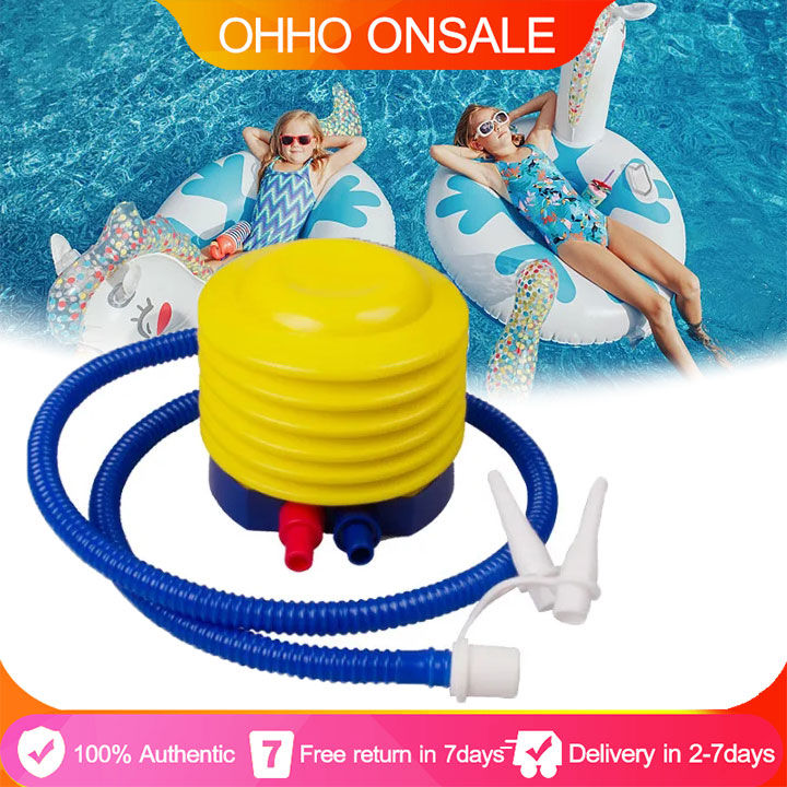 Picture of Manual Foot Air Pump Inflating Deflate Tool Inflatable Bed Swimming Pool Balloon Baby Bathtub Pumper Intex Bath Tub/swimming pool Pumper