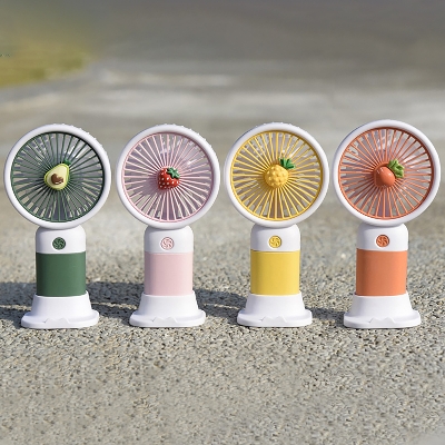 Picture of Mini USB portabel Rechargeable Fan USB rechargeable  portable handheld mini pocket fan Handheld Portable Fan USB Rechargeable Fan with Phone Holder Function for Student Dormitory Office Desktop or Outdoor Fan