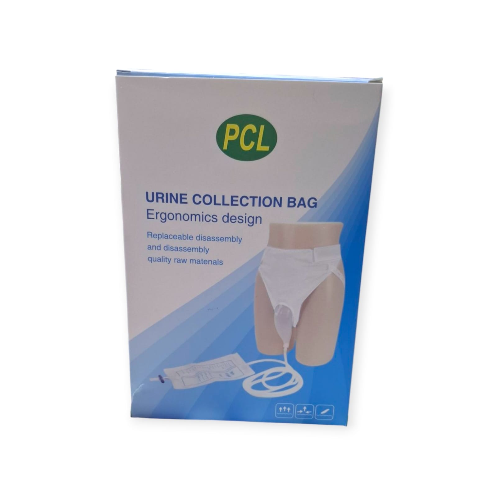 Picture of Urine Collector Silicone Urinal with Young Man  Urine Catheter Bags Urine Collection Bag Young Man