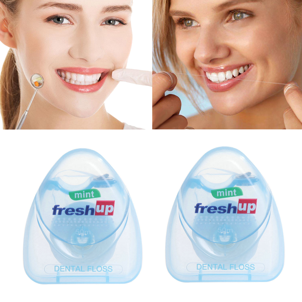 Picture of Fresh Up Oral Care Dental Floss Mint Flavour 50 meter