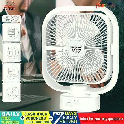 Picture of Rechargeable Mini Fan 7 Inch Fan 3 in 1 Mini Portable Fan Humidifier Air Cooling FanThis is  Rrechargeable Fan