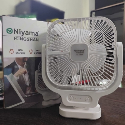 Picture of Rechargeable Mini Fan 7 Inch Fan 3 in 1 Mini Portable Fan Humidifier Air Cooling FanThis is  Rrechargeable Fan