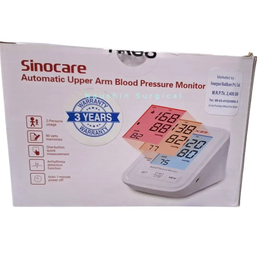 Picture of Electronic Digital Blood pressure Machine Automoatic Sinocare