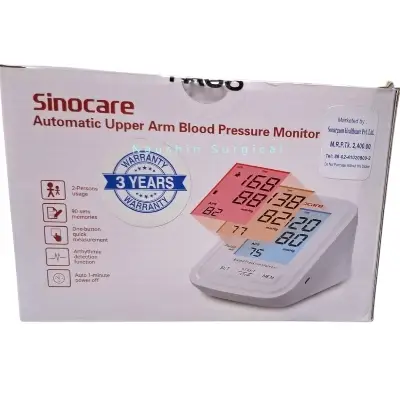 Picture of Electronic Digital Blood pressure Machine Automoatic Sinocare