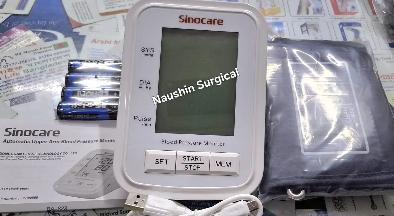 Picture of Electronic Digital Blood pressure Machine Automoatic Sinocare