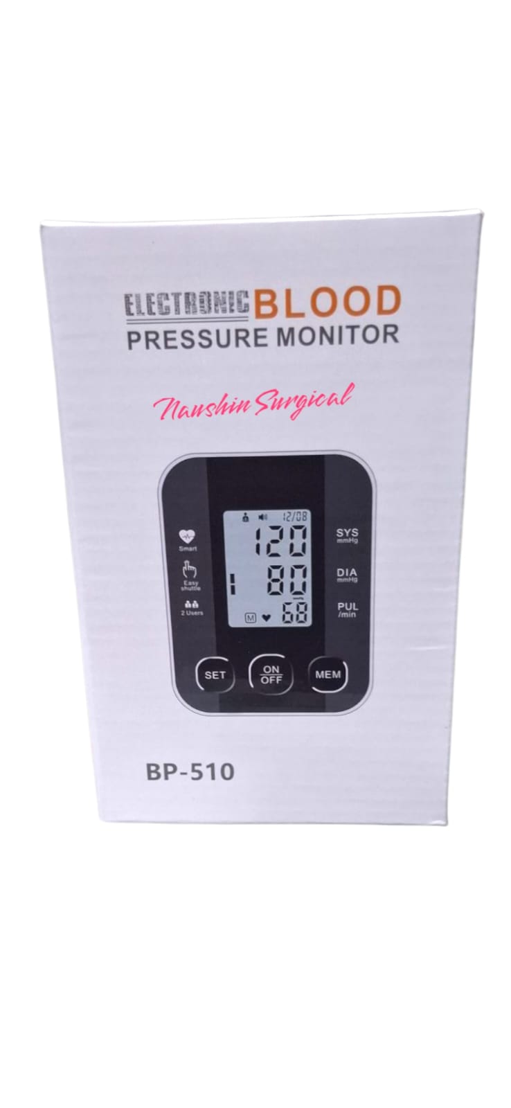 Picture of Digital Blood Pressure Machine Price Medical Sphygmomanometer Arm Pressure Device Bp Monitor