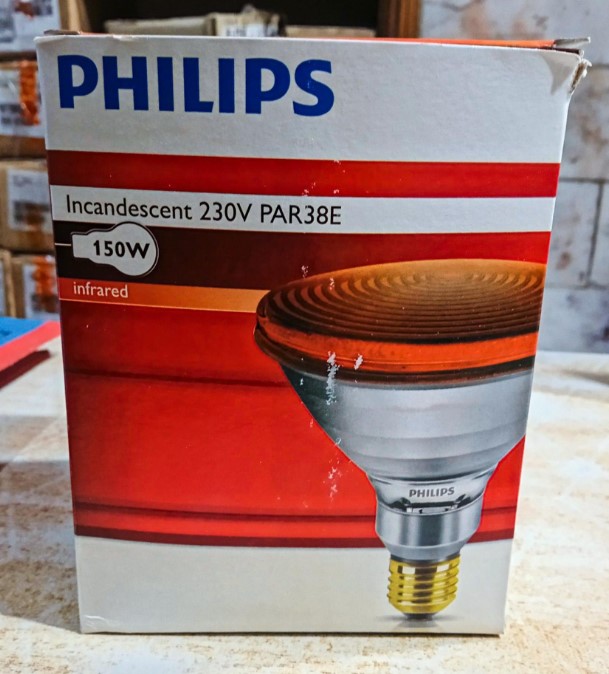 Picture of Philips Infraphil Infrared Replacement Lamp 150W  Pain-Relief Lamp Medical IR Heat Lamp