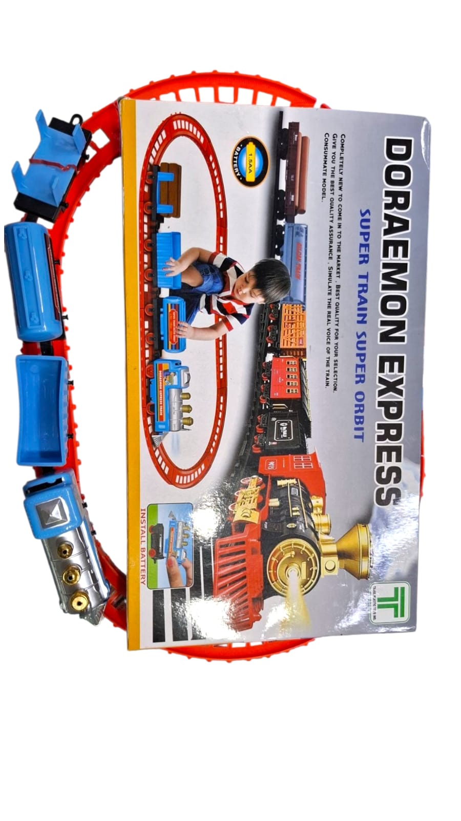 Picture of Mini Express Train Set For Kids - Car Toy with Battery 1 pis