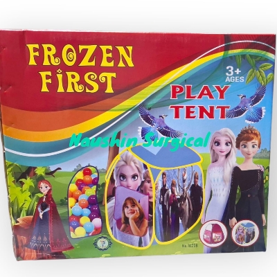 Picture of Baby Tent Play House for Kids With 50 pcs plastic balls Frozen First Play Tent 3-4 Ages