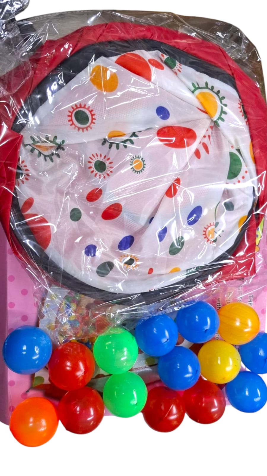 Picture of Baby Tent Play House for Kids With 50 pcs plastic balls Frozen First Play Tent 3-4 Ages