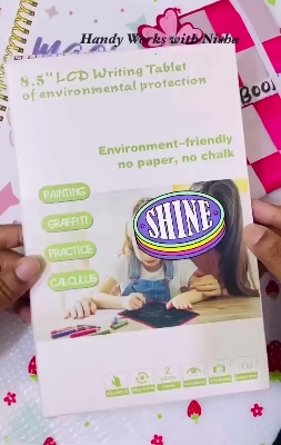 Picture of 8.5" LCD Writing Tablet Drawing Pad, Erasable E-writer, Office Writing Board, Digital Drawing Pad, Doodle Board