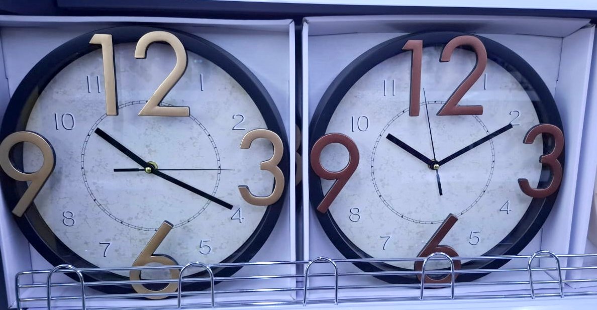 Picture of Modern Design Classic Analog wall clock for office home Beautiful Home Decorative  Wall Clock