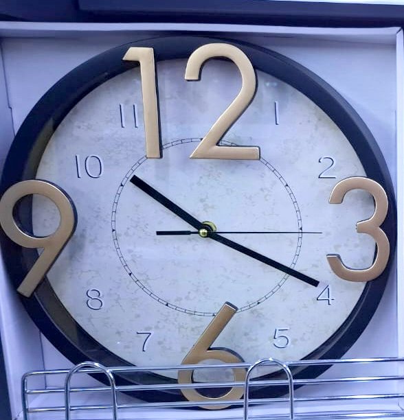 Picture of Modern Design Classic Analog wall clock for office home Beautiful Home Decorative  Wall Clock