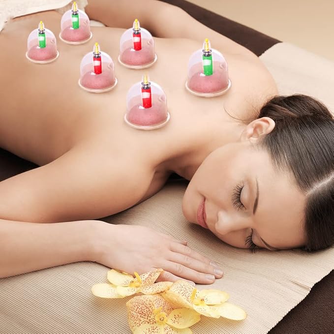 Picture of 32 Vacuum Cups Chinese Medicine  Therapy Cupping Set Acupuncture Massager hijama