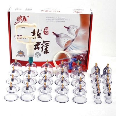 Picture of 32 Vacuum Cups Chinese Medicine  Therapy Cupping Set Acupuncture Massager hijama