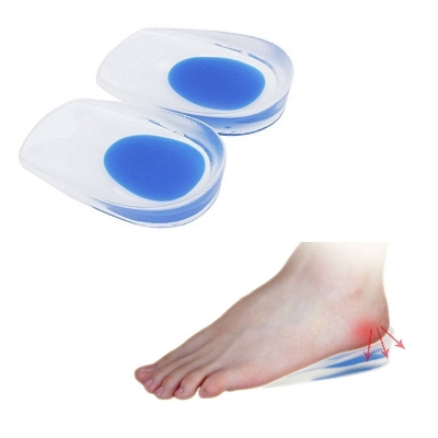 Picture of Gel Heel Cup Pads - 1 Pair for Comfort and Support Silicon Heel Pad Foot Care