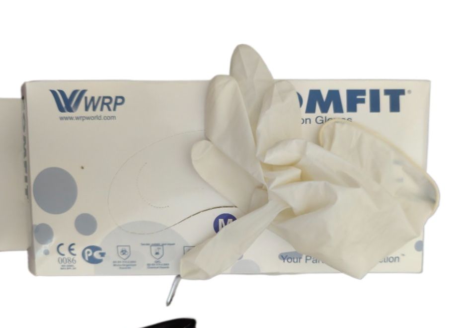 Picture of Comfit Examination Gloves 100Pcs/Box Comfit examination hand gloves 100%original 100pcs full feel box - be safe