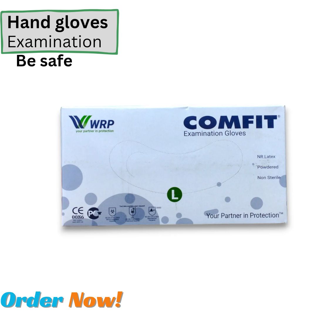 Picture of Comfit Examination Gloves 100Pcs/Box Comfit examination hand gloves 100%original 100pcs full feel box - be safe