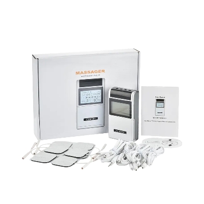 Picture of Tens Ems Muscle Steamulator 15 Mode 4 Output 8 Pad Pain Relief Electric Pulse Impulse Massure Machine Machine Machine Electrotherapy Machine