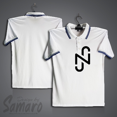 Picture of Neymar JR Short Sleeve Polo Football Jersey For Men - Neymar Polo t shirt - Neymar Jersey