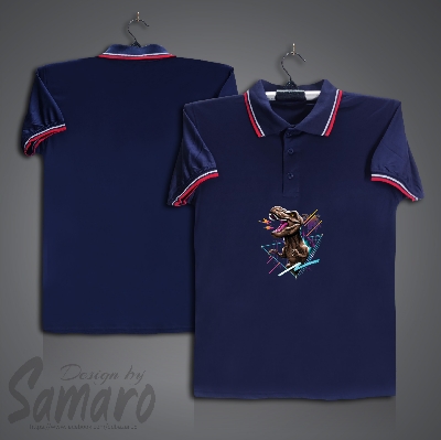 Picture of Dinosaur Short Sleeve Polo Jersey For Men - PP Micro Polo T Shirt For Men - Dinosaur Jersey