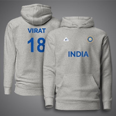 Picture of India Cricket Hoodies For Man - Virat 18 Premium Hoodies For Man - India Hoodies