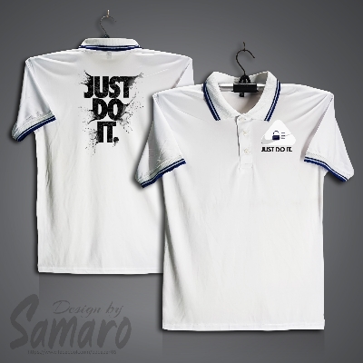 Picture of Just Do it Short Sleeve Polo Jersey For Men - PP Micro Polo T Shirt For Men - Just Do it  Jersey