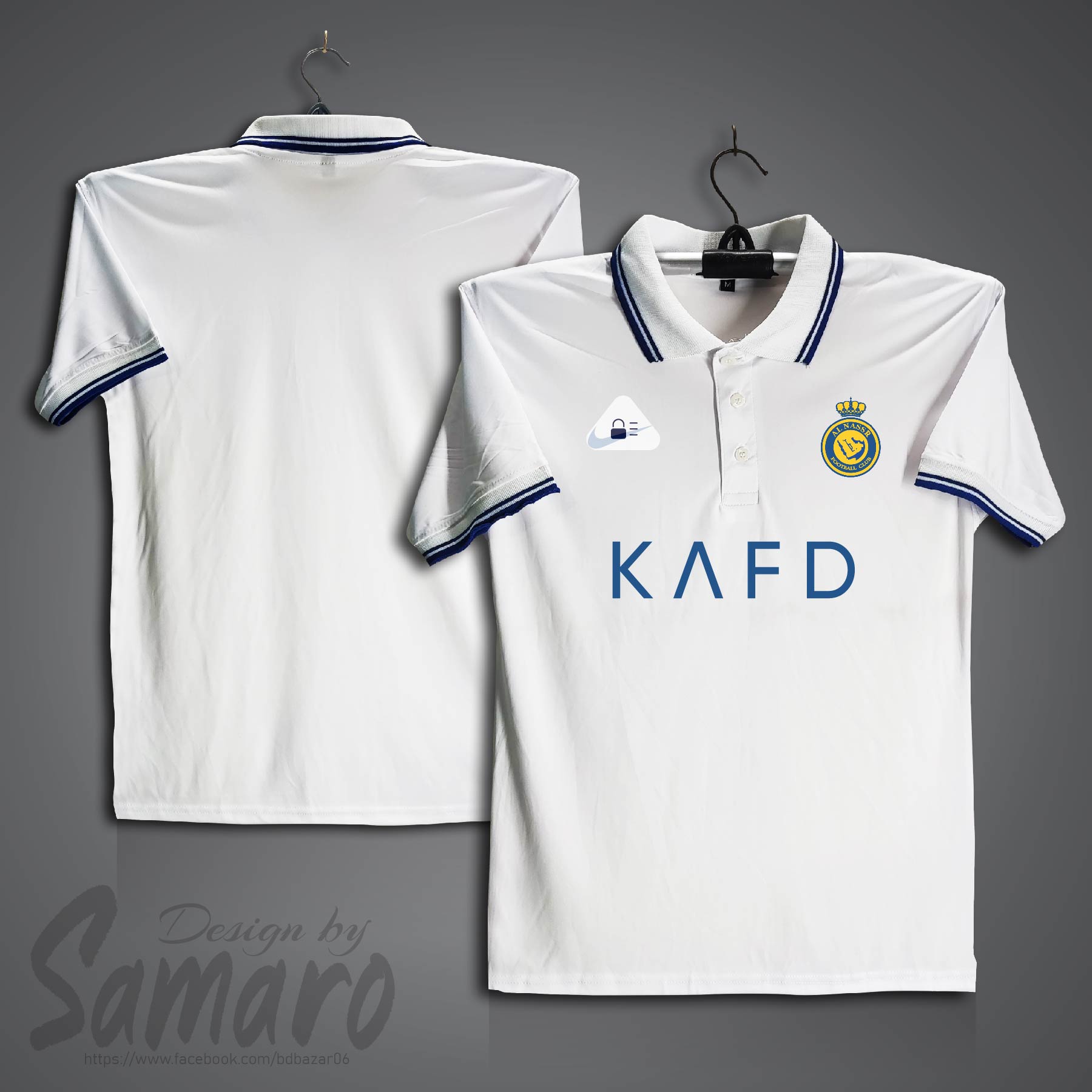 Picture of Al-Nassr Short Sleeve Polo Football Jersey For Men - PP Micro Collar Polo Jersey - Al Nassr Jersey