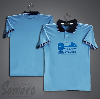 Picture of The Key to Syccess Short Sleeve Polo Jersey For Men - PP Micro Polo T Shirt For Men - Islamic Polo Jersey