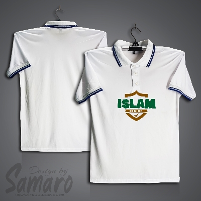 Picture of Islam Inside Short Sleeve Polo Jersey For Men - PP Micro Polo T Shirt For Men - Islamic Polo Jersey