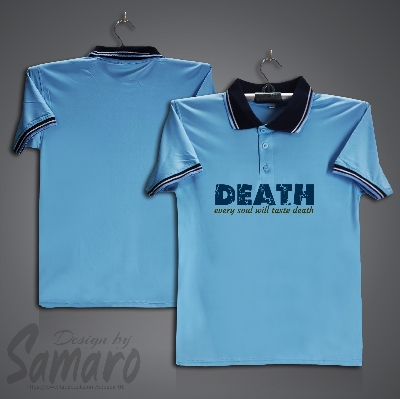 Picture of Death Short Sleeve Polo Jersey For Men - PP Micro Polo T Shirt For Men - Islamic Polo Jersey