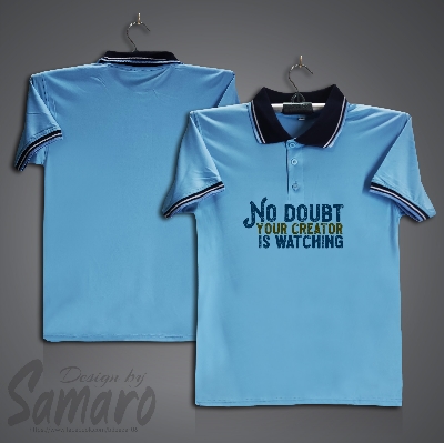 Picture of No Doubt Short Sleeve Polo Jersey For Men - PP Micro Polo T Shirt For Men - Islamic Polo Jersey
