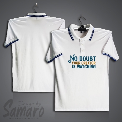 Picture of No Doubt Short Sleeve Polo Jersey For Men - PP Micro Polo T Shirt For Men - Islamic Polo Jersey