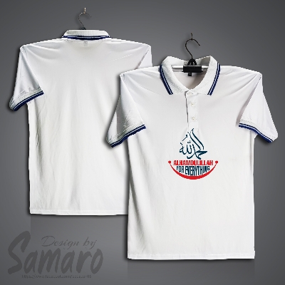 Picture of Alhamdulillah for Everything Short Sleeve Polo Jersey For Men - PP Micro Polo T Shirt For Men - Islamic Polo Jersey