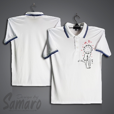 Picture of You & Me Short Sleeve Polo Jersey For Men - PP Micro Polo T Shirt For Men - You & Me Polo Jersey