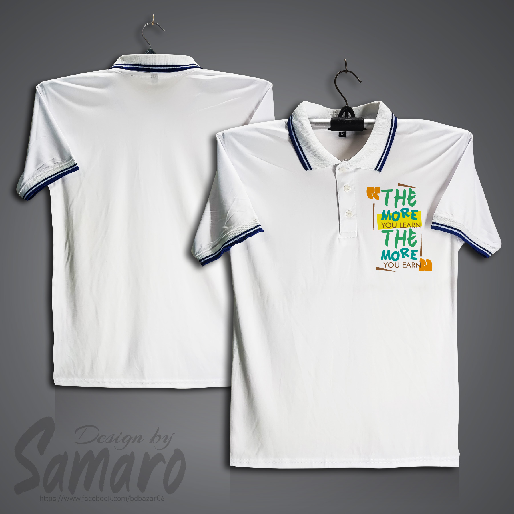 Picture of The More Short Sleeve Polo Jersey For Men - PP Micro Polo T Shirt For Men - The More Polo Jersey