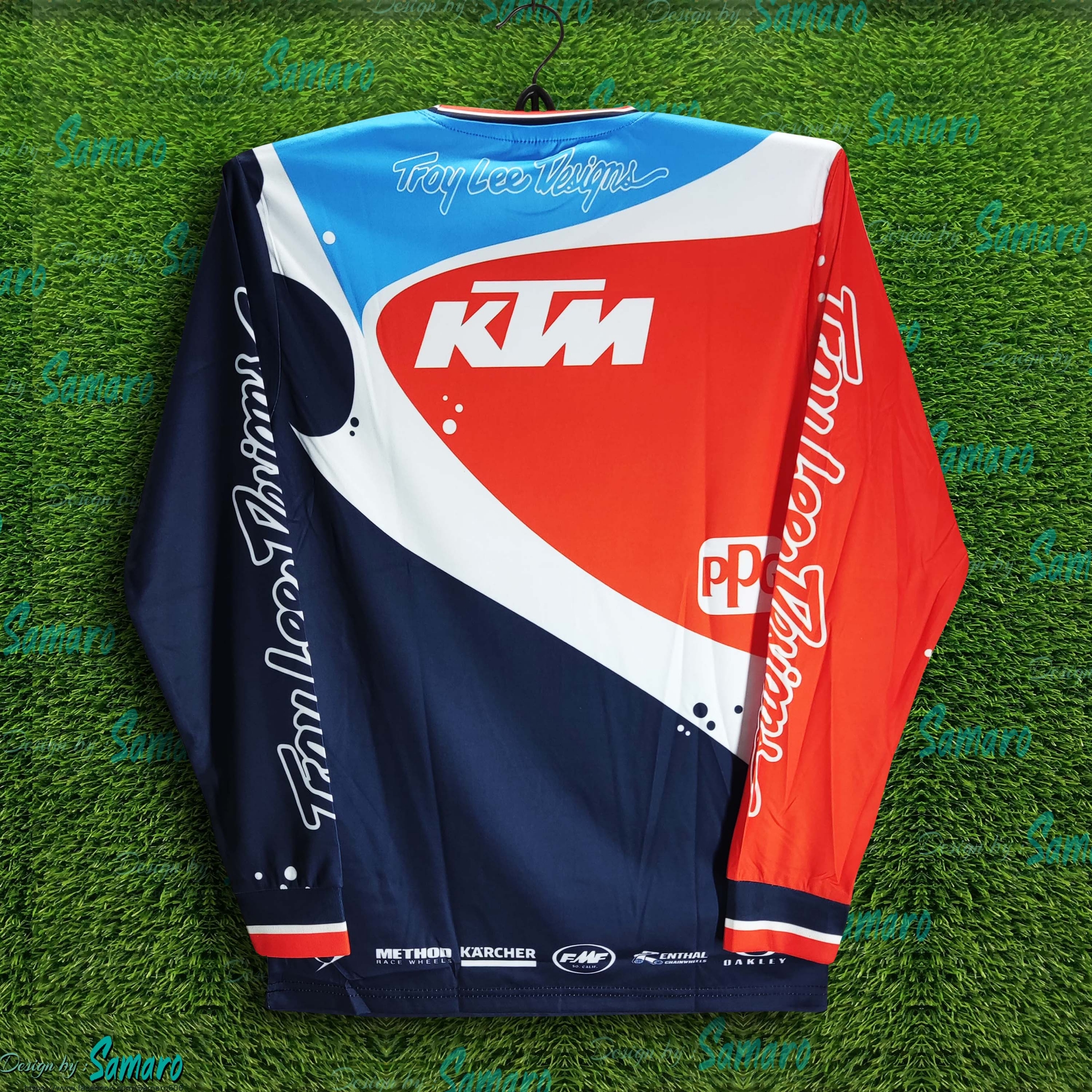 Picture of KTM Full Sleeve Bike Jersey For Men - ktm ppg 4prt Bike T Shirt - KTM Jersey 2025/26