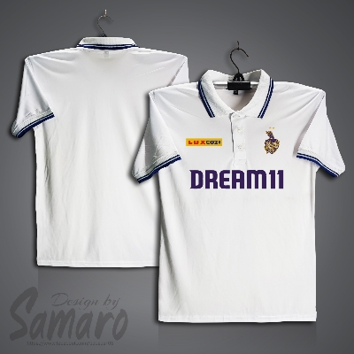 Picture of Kolkata Knight Riders Short Sleeve IPL Polo Cricket Jersey For Men - PP Micro IPL Polo Jersey - KKR IPL Jersey