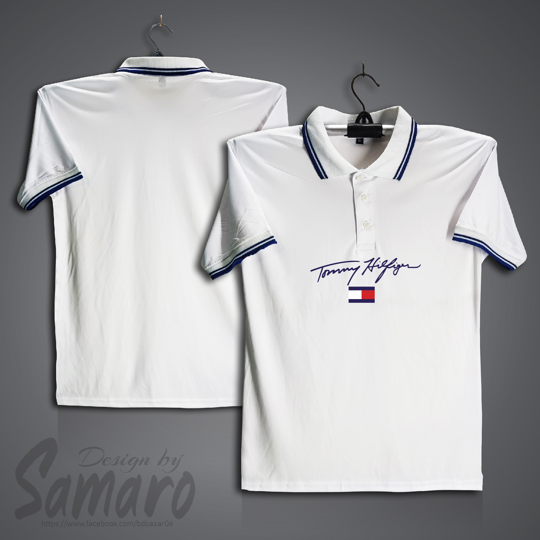Picture of Tommy Hilfige Short Sleeve Polo Jersey For Men - Polo t Shirt for Men - Tommy Hilfige Jersey