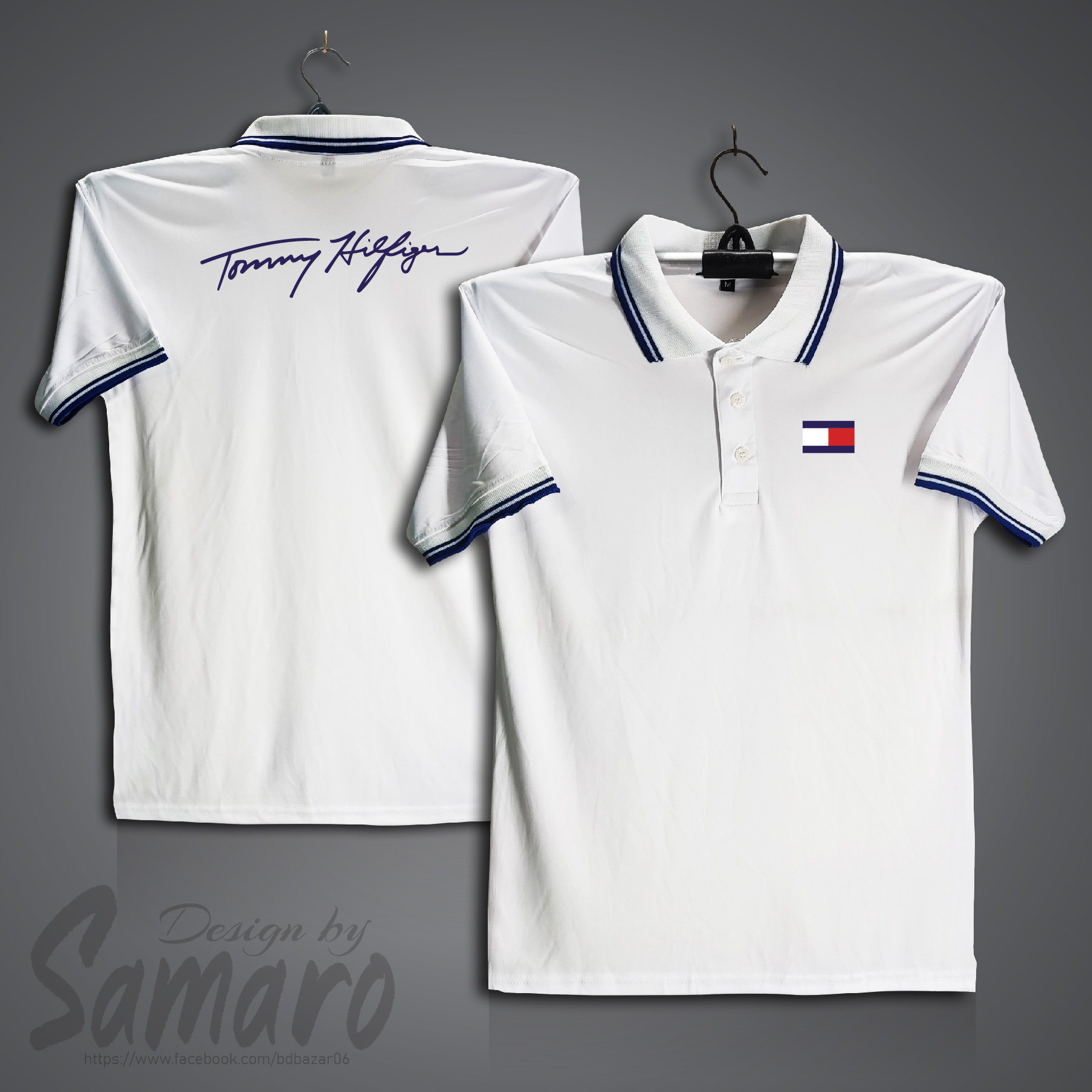 Picture of Tommy Hilfige Short Sleeve Polo Jersey For Men - Polo t Shirt for Men - Tommy Hilfige Jersey