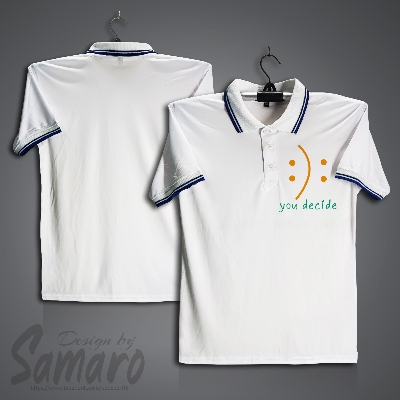 Picture of You Decide Short Sleeve Polo Jersey For Men - PP Micro Polo T Shirt For Men - You Decide Polo Jersey