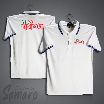 Picture of Bangladesh Short Sleeve Polo Jersey For Men - PP Micro Collar Polo Jersey - 2nd victory of Bangladesh Jersey