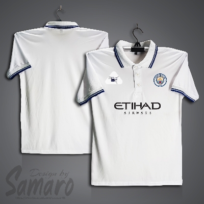 Picture of Manchester City Short Sleeve Polo Football Jersey For Men - PP Micro Collar Polo Jersey - Manchester City Jersey