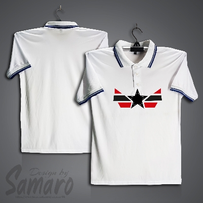 Picture of Star Short Sleeve Polo Jersey For Men - PP Micro Polo T Shirt For Men - Star Polo Jersey